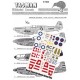 1/72 Prototype Spitfire / RCAF P-51D & Swiss AF Bf-109E Decals