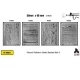 Wood Pattern Mask Series Set II (50mm x 68mm, 4pcs)