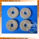 1/25 Wheel Back x 4 - Finned Drums #1121