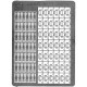 1/200 Titanic Deck Chairs (open, 42 chairs)