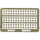 1/350 Pre-War USN Ship Welded Pothole Covers (1 Photo-Etched Sheet)