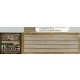 1/700 Escort Carrier Detail-up set w/Rails for Tamiya/Pit-Road Bogue kit (3 PE sheets)