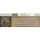1/700 Escort Carrier Detail-up set w/Rails for Tamiya/Pit-Road Bogue kit (3 PE sheets)