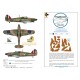 1/24 Hawker Hurricane Mk1 Pattern A Camo Masks