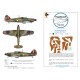 1/24 Hawker Hurricane Mk1 Pattern B Camo Masks