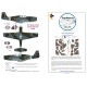 1/32 P-51B Mustang Pattern D Camo Masks