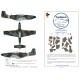 1/72 P-51D Mustang Pattern E Camo Masks