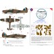 1/72 SEAC Hurricane Mk IID Pattern A Camo Masks