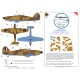 1/48 Hurricane Mk I Tropical Pattern A Camo Masks