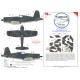 1/48 Royal Navy FAA Vought F4U Corsair Camo Masks