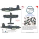 1/48 Royal Navy FAA Vought F4U Corsair Camo Masks