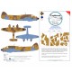 1/48 Beaufighter Tropical Pattern A Camo Masks