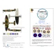 1/24 Spitfire Mk 1a QV - N3200 Dynamo 1940 Insignia Masks for Tamiya kits