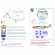 1/24 P51D Mustang 1943 - 47 Insignia Masks
