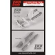 1/12 Yamaha YZR500 (OW98) 1988 Front Fork set for Hasegawa kit