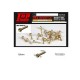 1.0mm Hex Rivets Ver. A #Brass (10pcs)