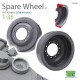 1/35 M1 Abrams Spare Wheel Set Old Versino