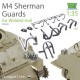1/35 M4 Sherman Guards Set (for Welded Hull) for 2 Tanks