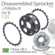 1/35 PzKpfw III Disassembled Sprocket Set B (1pc)