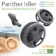 1/35 Panther Idler 665mm Ribbed Back Type (2pcs) for Tamiya