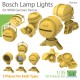 1/35 Bosch Lamp Lights for WWII German Panzer