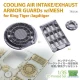 1/35 King Tiger/Jagdtiger Cooling Air Intake/Exhaust Armor Guards w/Mesh