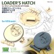1/35 Loader's Hatch for Early M1A1 with Flat Blow-Off Panel