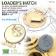 1/35 Loader's Hatch for M1A1 with Covers Mounted Blow-Off Panel/M1A2