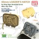 1/35 40mm Loader's Hatch for King Tiger Henschel Turret After July 1944