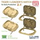 1/35 Loader's Hatch for Tiger I Early Production Casted and Welded 2in1