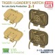 1/35 Loader's Hatch for Tiger I Late Early Production Casted and Welded 2in1