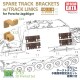 1/35 Spare Track Brackets with Track Links for Porsche Jagdtiger