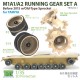 1/35 M1A1/A2 Running Gear Set A (Before 2015 with Old-Type Sprocket) for TAMIYA