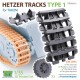 1/35 Hetzer Tracks Type 1 for Takom kits
