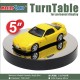 Turntable Display with Mirror Platform (Diameter: 125mm/5", Maximum Weight Capacity: 3kg)