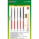 Assorted Needle Files Set w/Brush (Middle-Toothed, 140mm)