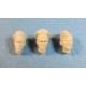 1/32 Luftwaffe Pilot Heads Set #1 1939-1945 (3 Heads)