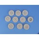 1/35 Wheels for 155mm Long Tom/203mm