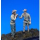 1/35 Indochina French Soldiers At Rest Smoking (2 figures)