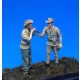 1/35 Indochina French Soldiers At Rest Smoking (2 figures)