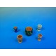 1/35 Large Flower Pots Decorated