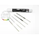 High Precision Emery File set + Handle (6in1)