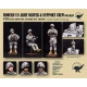 1/35 Modern US Army Driver and Support Crew for MRAP (3 Figures)