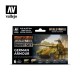 Acrylic Model Colour Paint Set - WWII German Armour (6 x 17ml)