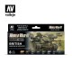 Acrylic Model Colour Paint Set - WWIII British Armour & Infantry (8 x 17ml)