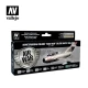 Model Air Acrylic Paint Set - Soviet/Russian "Cold War" Silver Darts 1950-1980 (8 x 17ml) 