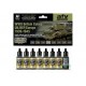 Model Air Acrylic Paint Set - WWII British Colours UK/BEF/Europe 1939-1945 (8 x 17ml)