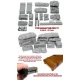 1/16 German Tank Bits Set #1 (22pcs)