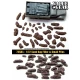 1/72 Sandbags Walls "Filler & Small Piles" (32 pieces)