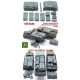 1/35 Universal Truck Load Set #4 - Tarp Covered Loads & Crates (12pcs) 